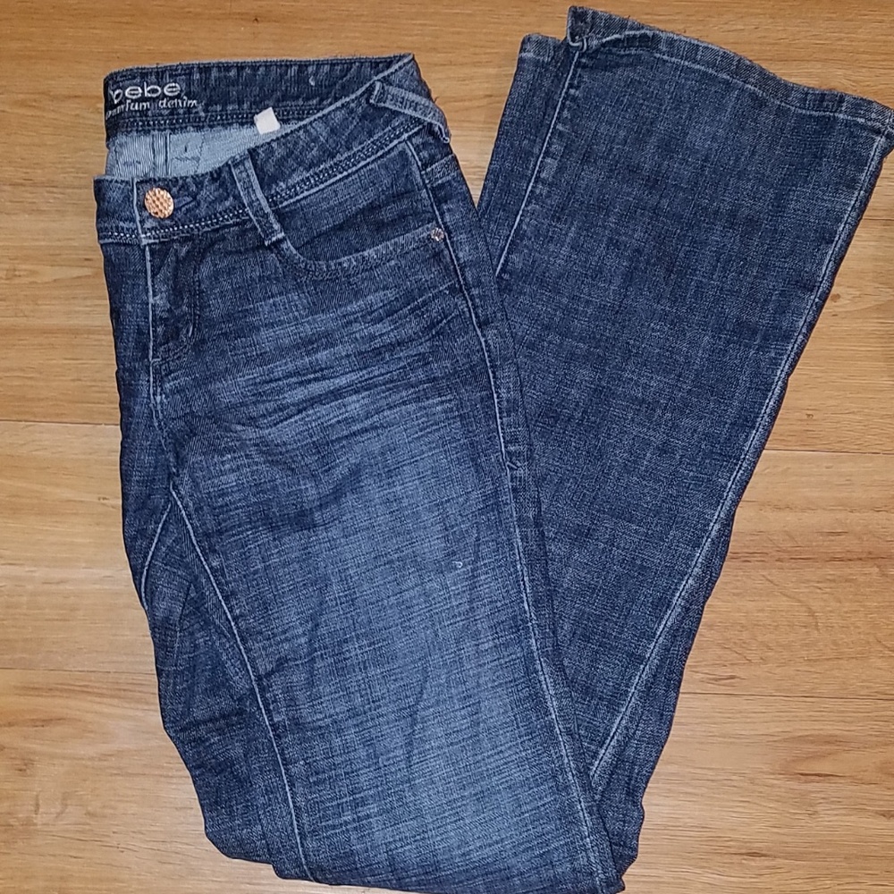 Bebe Flare Denim - Picture 2 of 3